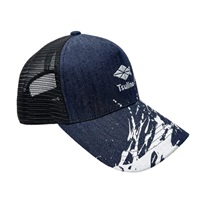 メッシュキャップ 【暑さ対策/日焼け対策】(デニム)